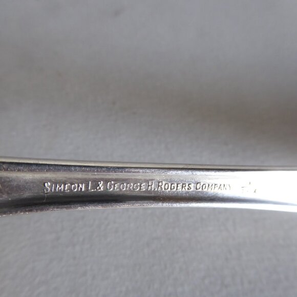 VINTAGE 1929 BERKELEY PATTERN PIERCED SILVER PIE CAKE SERVER - Picture 8 of 9